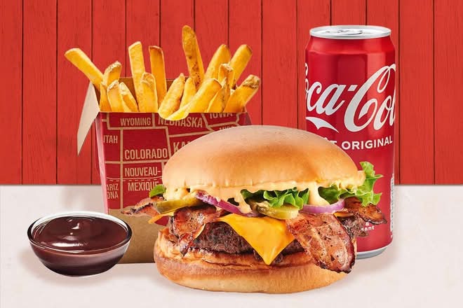 Menu Famous Bacon Burger 🇫🇷