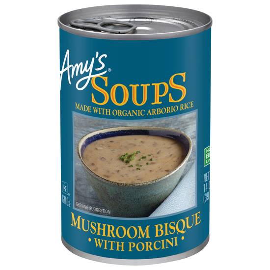Amy's Mushroom Bisque With Porcini Soups