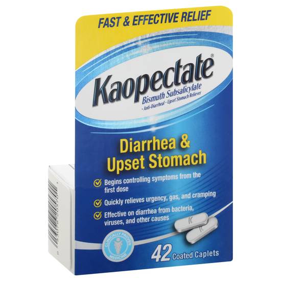Kaopectate Coated Caplets Diarrhea & Upset Stomach, (42 ct)