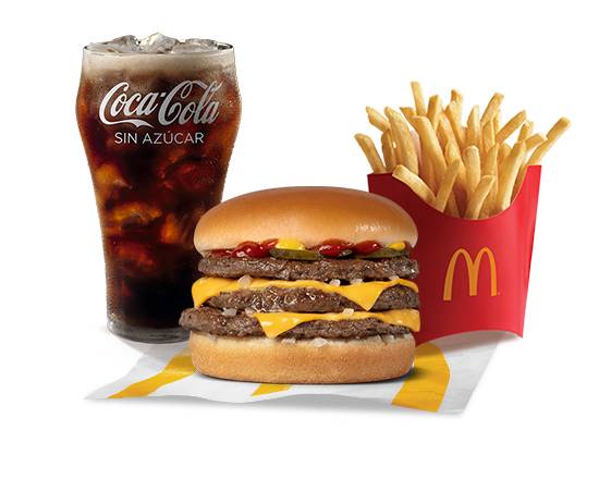 McMenú Quesoburguesa Triple