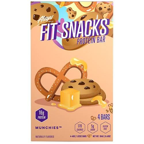 Alani Nu Fit Snacks Protein Bar Munchies - 1.62 oz x 4 pack