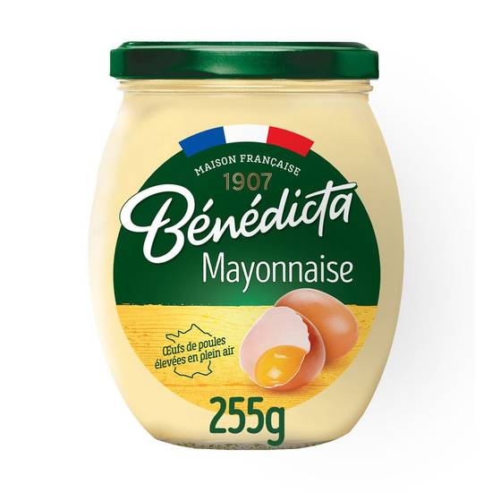 Mayonnaise nature bocal Benedicta 255g
