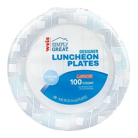 Weis Simply Great Designer Plates