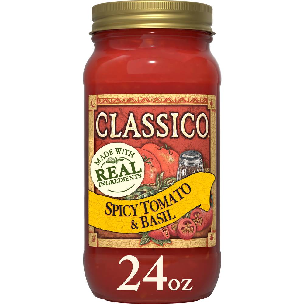 Classico Spicy Tomato & Basil Pasta Sauce (1.5 lbs)