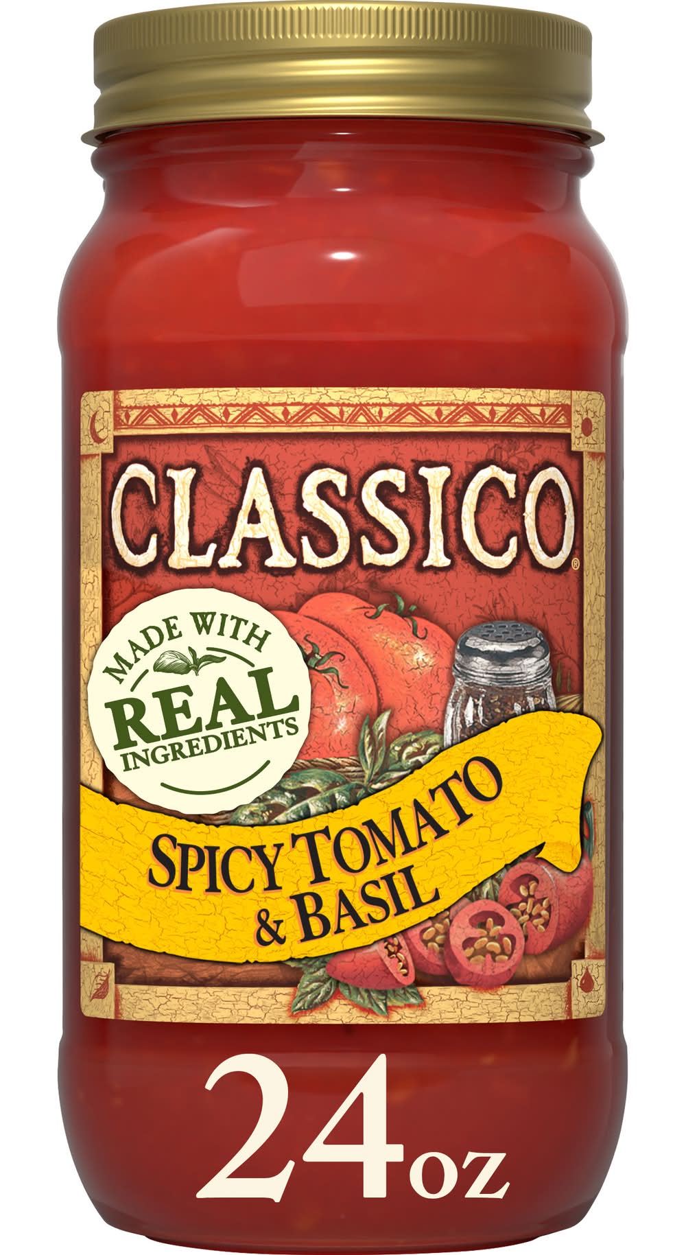 Classico Spicy Tomato & Basil Pasta Sauce (24 oz)