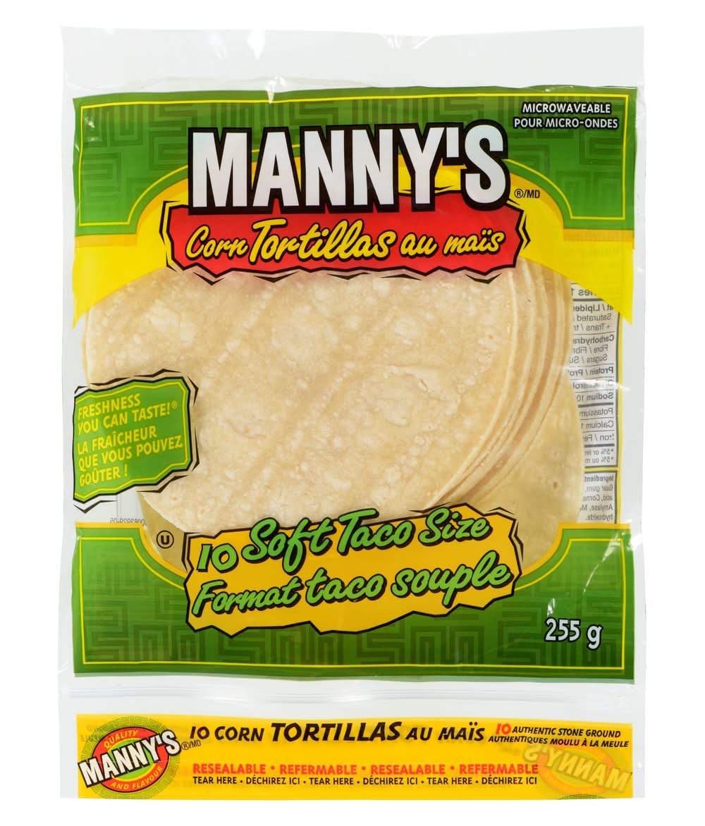 Manny's Corn Tortillas (255 g, 10 ct)