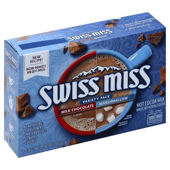 Swiss Miss Hot Cocoa Mix Variety pack (8 x 1.4 oz)