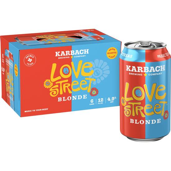 Karbach Brewing Company Blonde Love Street Beer (6 ct, 12 fl oz)