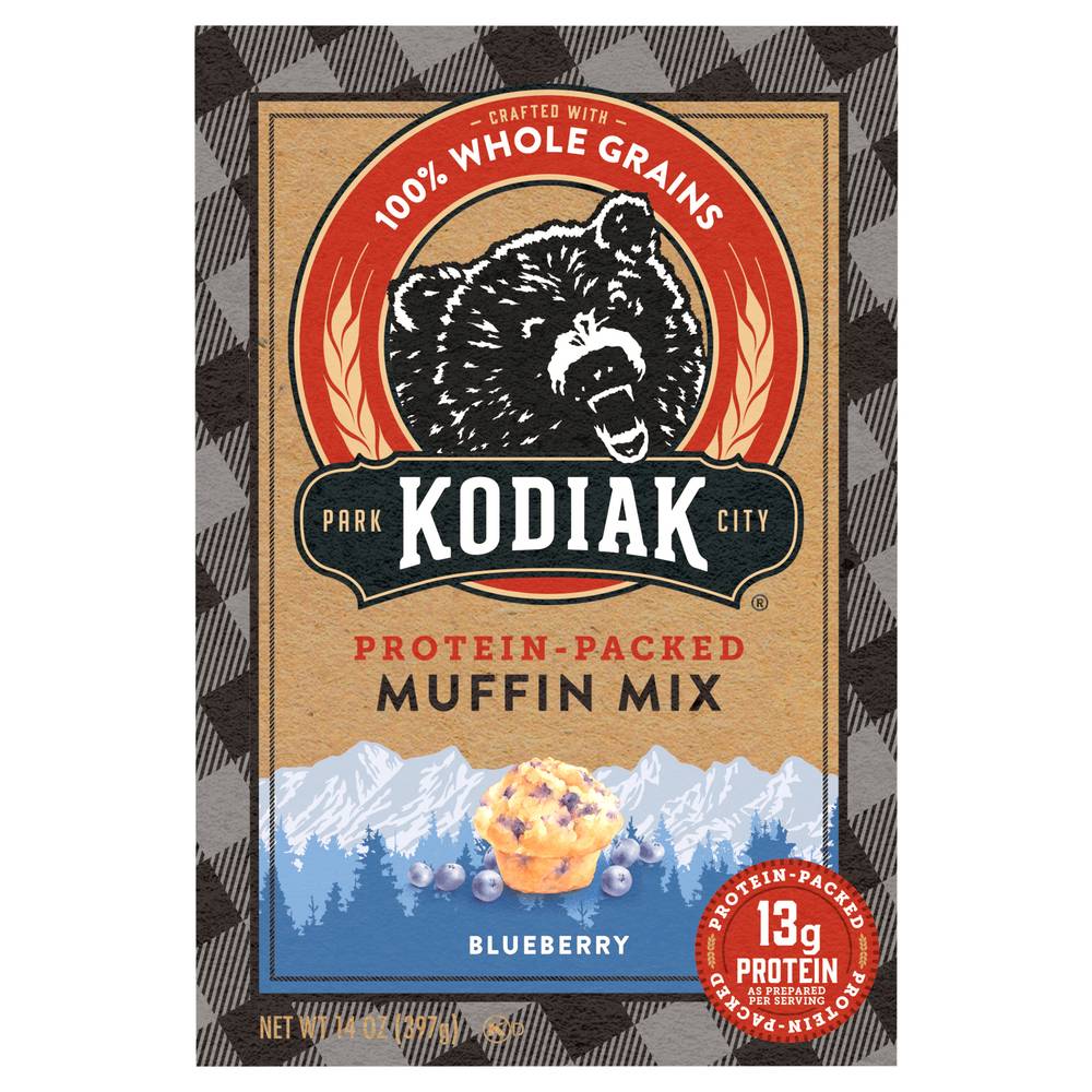 Kodiak Protein-Packed Blueberry Muffin Mix (14 oz)