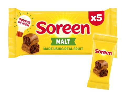 Soreen Malt, Lunchbox Loaves Snack Bars (5 x 30g)