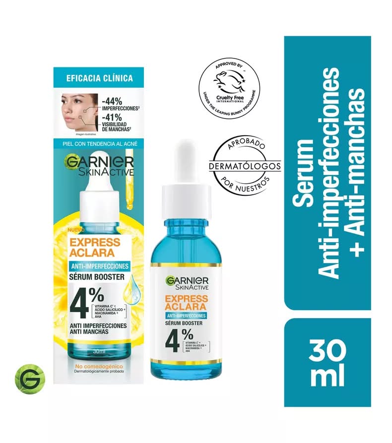 Garnier · Sérum booster anti-imperfecciones (30 ml)