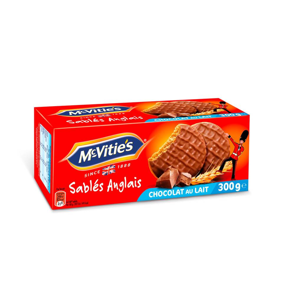 Mcvitie's - Biscuits sablés chocolat au lait