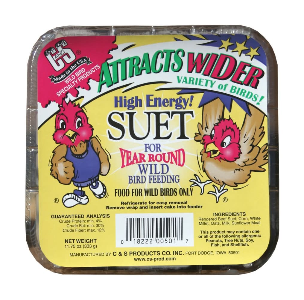 C&S High Energy Suet Treat Wild Bird Food
