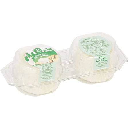 Carrefour Classic' - Crottin de chèvre fromages (2 pièces)