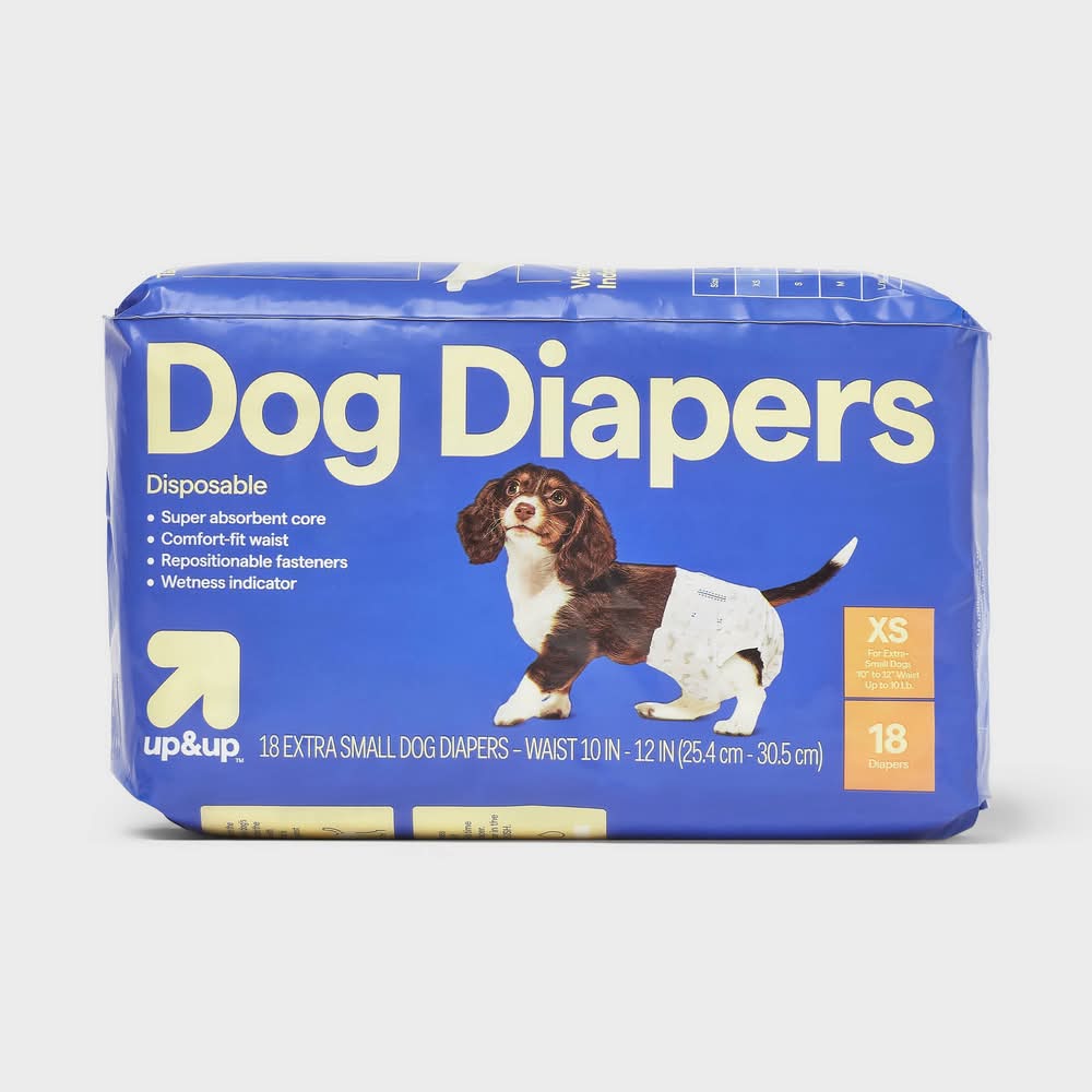 up&up Dog Diapers, XS (18 ct)