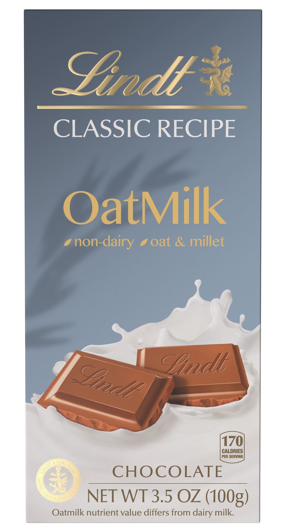 Lindt Non-Dairy Oatmilk Chocolate (3.5 oz)