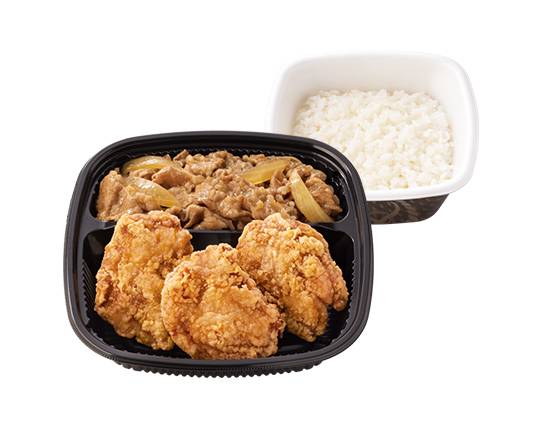 牛皿・から揚げ弁当