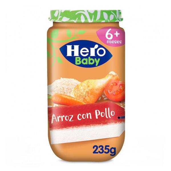 Arroz con pollo Hero frasco 235 g