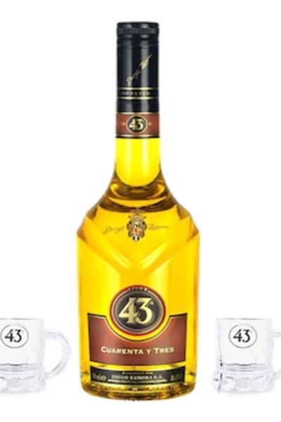 Licor 43 Liqueur With 2 Glasses (750 ml)