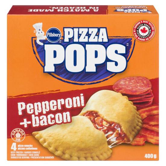 Pillsbury Pizza Pops Pepperoni & Bacon (4 units)