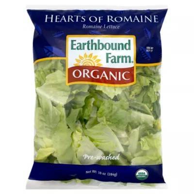 Order Earthbound Farm · Organic Hearts of Romaine Lettuce Pre-Washed (10 oz) food online from Safeway store, Eureka on bringmethat.com