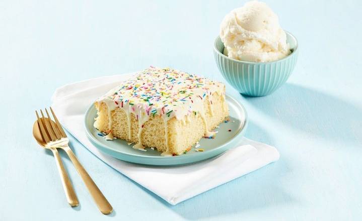 Funfetti Cake w/ Ice Cream