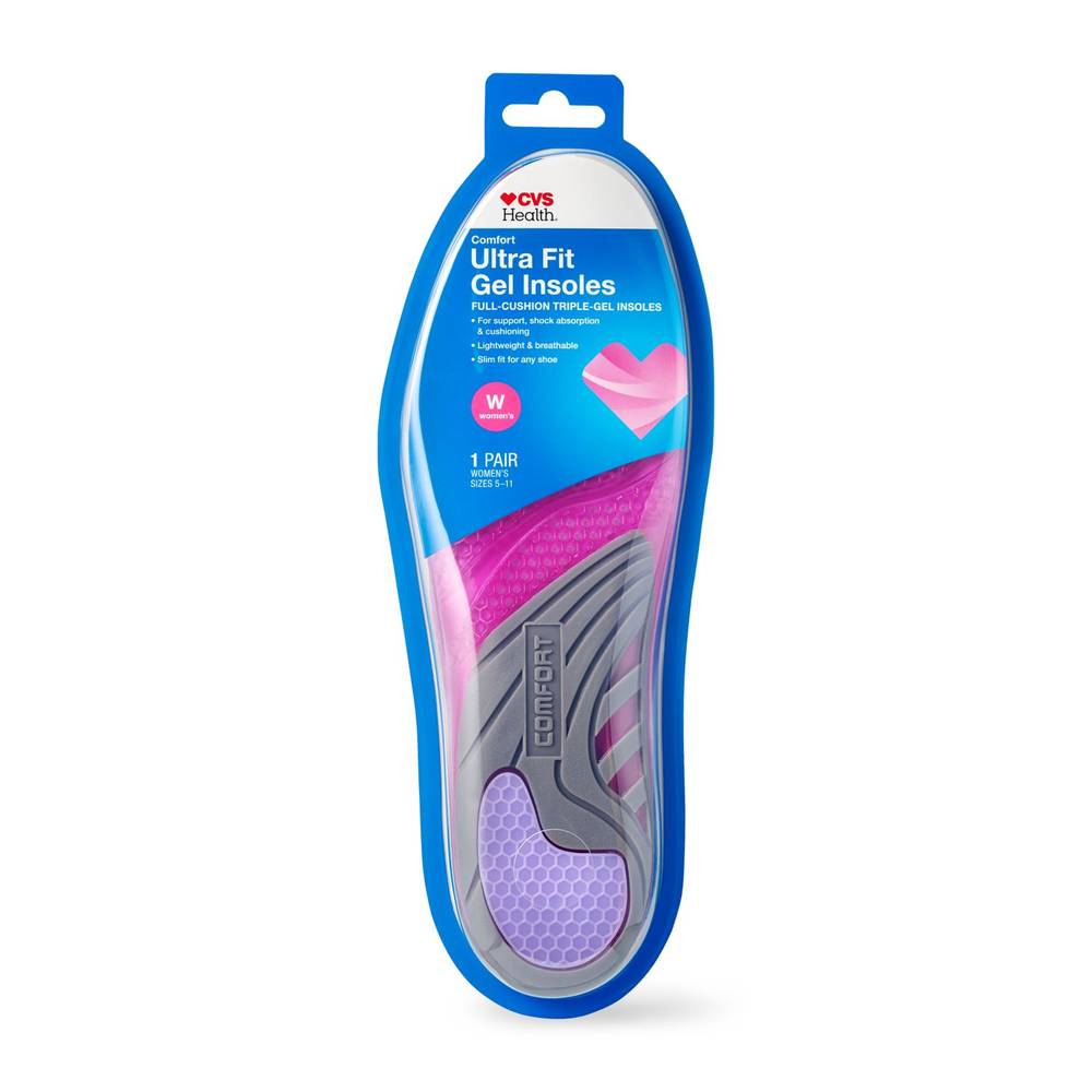 Cvs Health Women's Ultra Fit Gel Insoles (5-11)