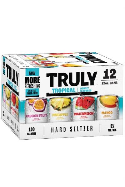 Truly Tropical Hard Seltzer Variety Mix (12 ct, 12 fl oz)