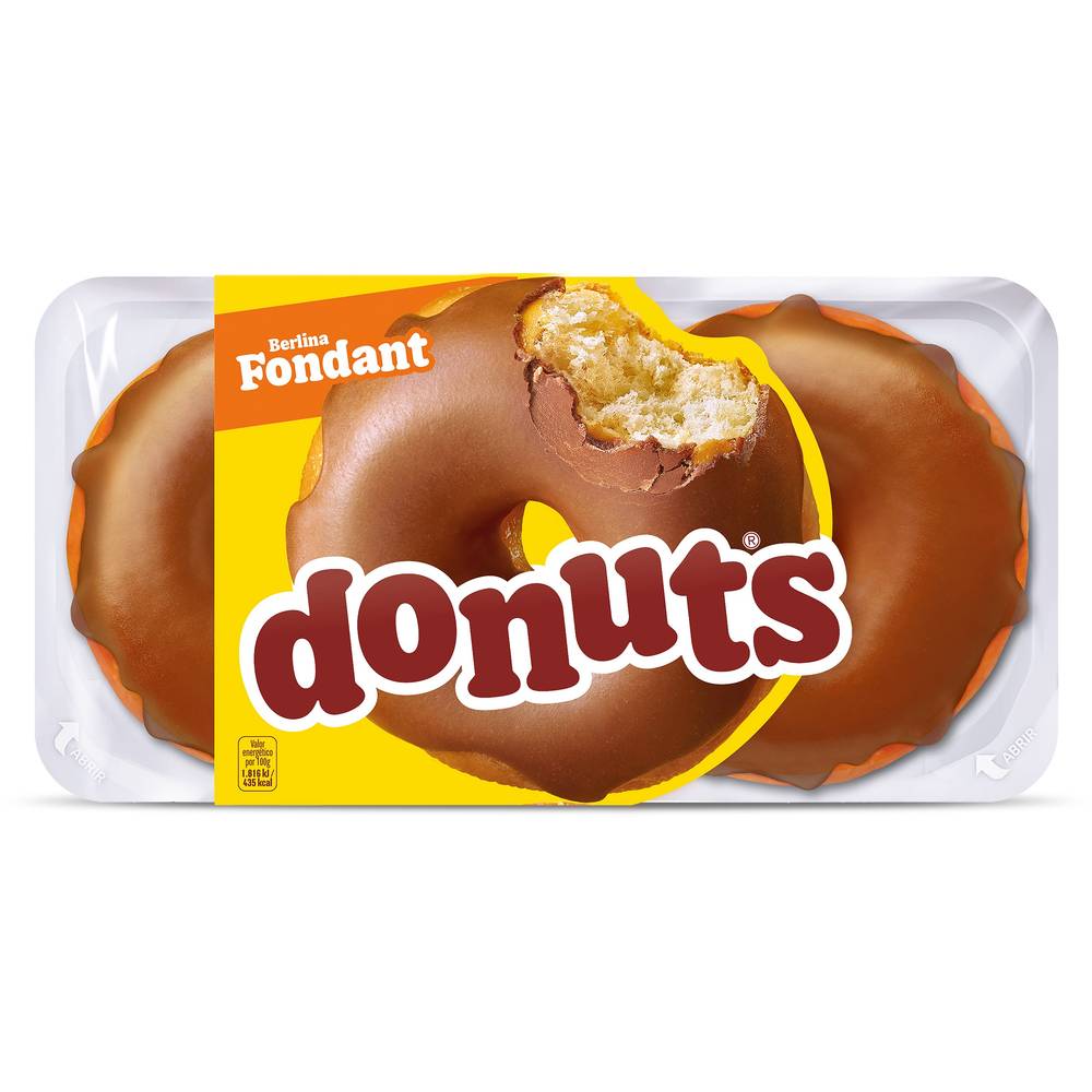 Berlinas Fondant Donuts Bandeja 4 Unidades 228 G