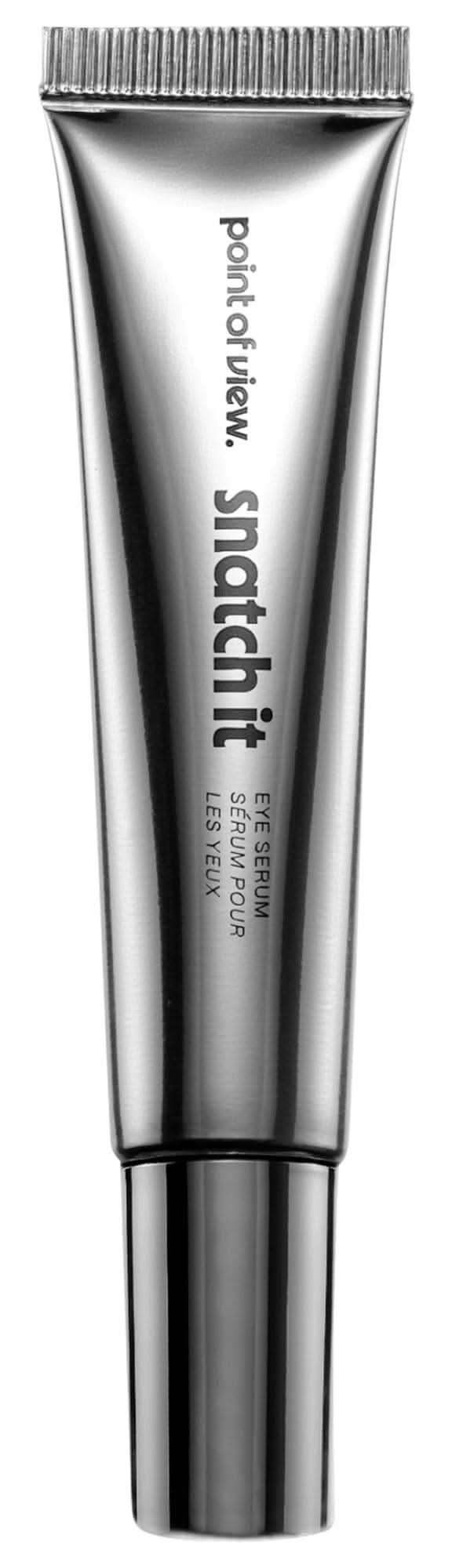 point of view. snatch it eye serum with pdrn and peptides 0.5oz/15ml