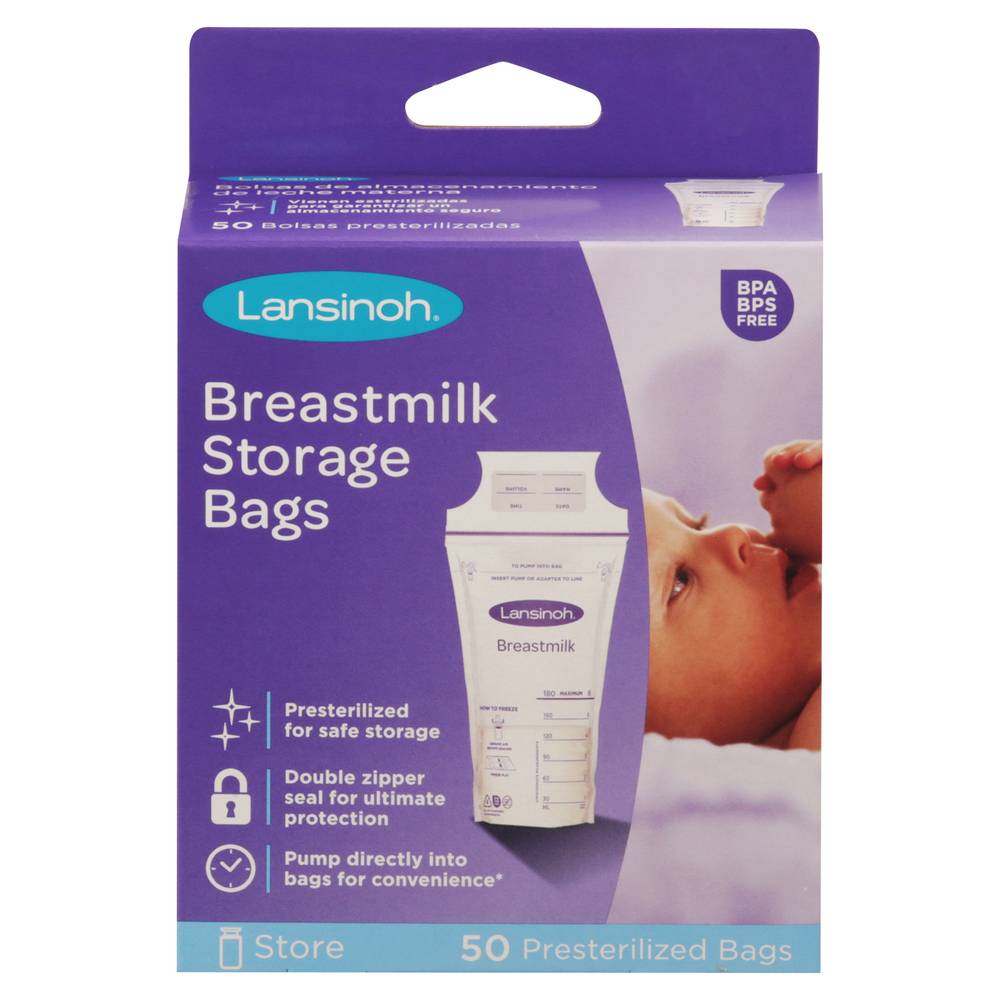 Lansinoh Breastmilk Storage Bags (50 bags)