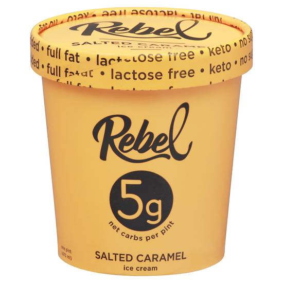 Rebel Lactose Free Keto Salted Caramel Ice Cream