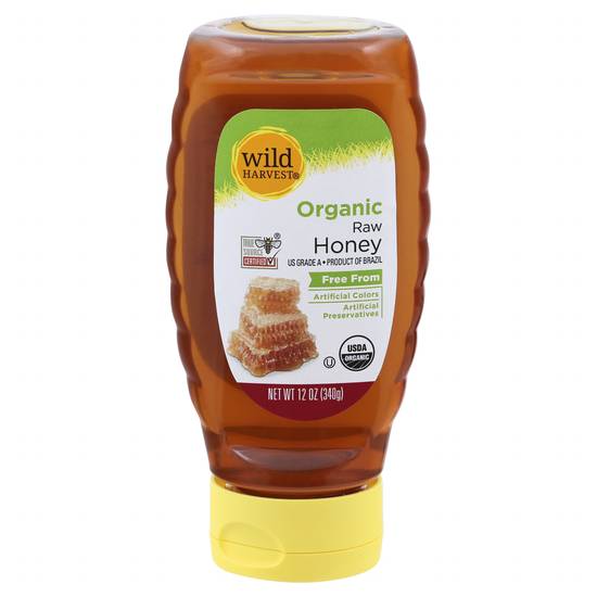 Wild Harvest Organic Raw Honey (12 oz)