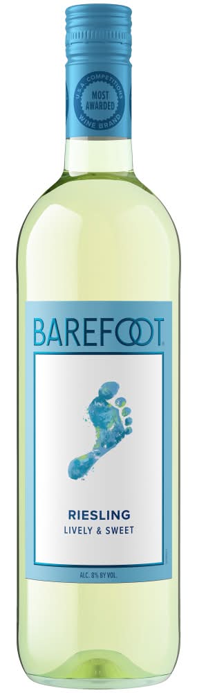 Barefoot Wine California Riesling White Wine, 2016 (750 ml)