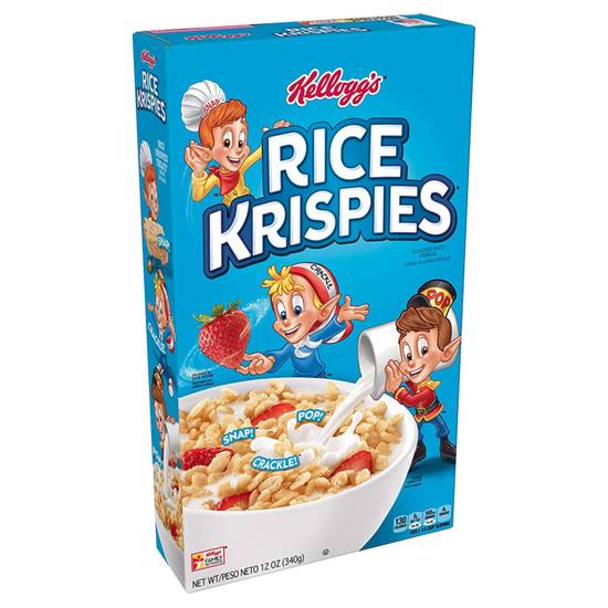 Order Kellogg's Original Rice Crispy Cereal 12oz food online from Everyday Needs by Gopuff store, Tampa on bringmethat.com