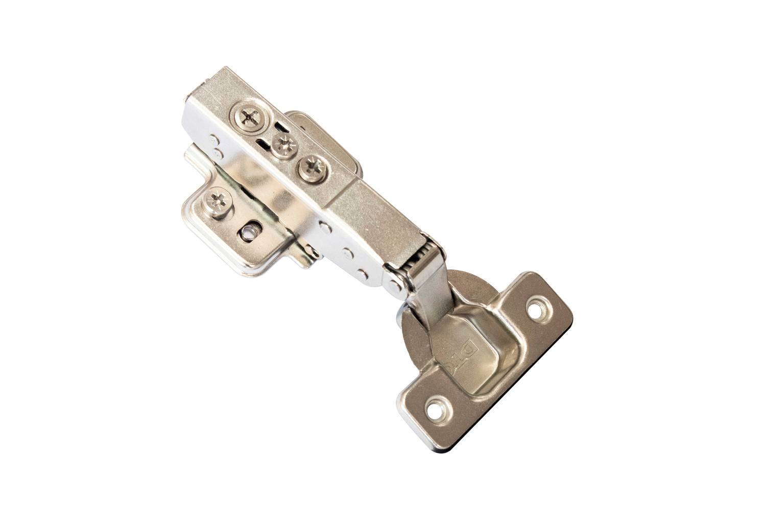 RELIABILT 110-Degree Half Overlay Concealed Soft Close Nickel Plated Cabinet Hinge, 1 Pair (2-Pieces) | C81B875FAB+81T00TQA