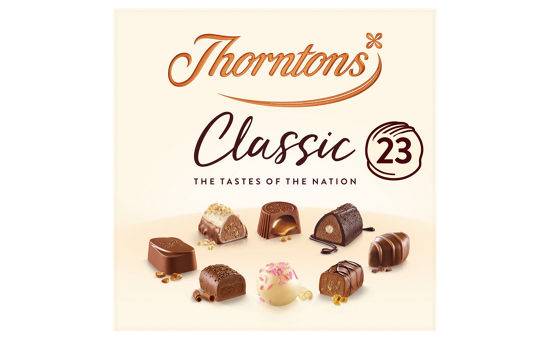 Thorntons Classic Milk, Dark, White Chocolate Gift Box 262g