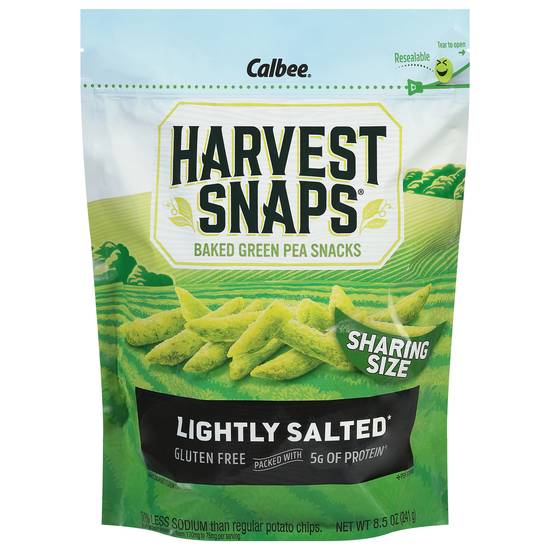 Harvest Snaps Baked Green Pea Snacks (lightly salted)