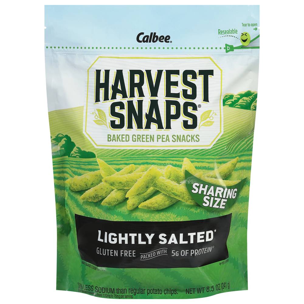 Harvest Snaps Baked Green Pea Snacks, Lightly Salted (8.5 oz)