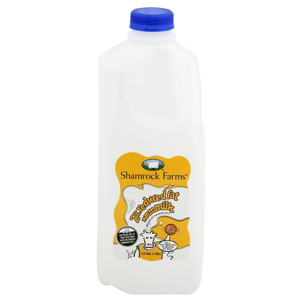 Shamrock Farms 2% Reduced Fat Milk (1/2 gal)