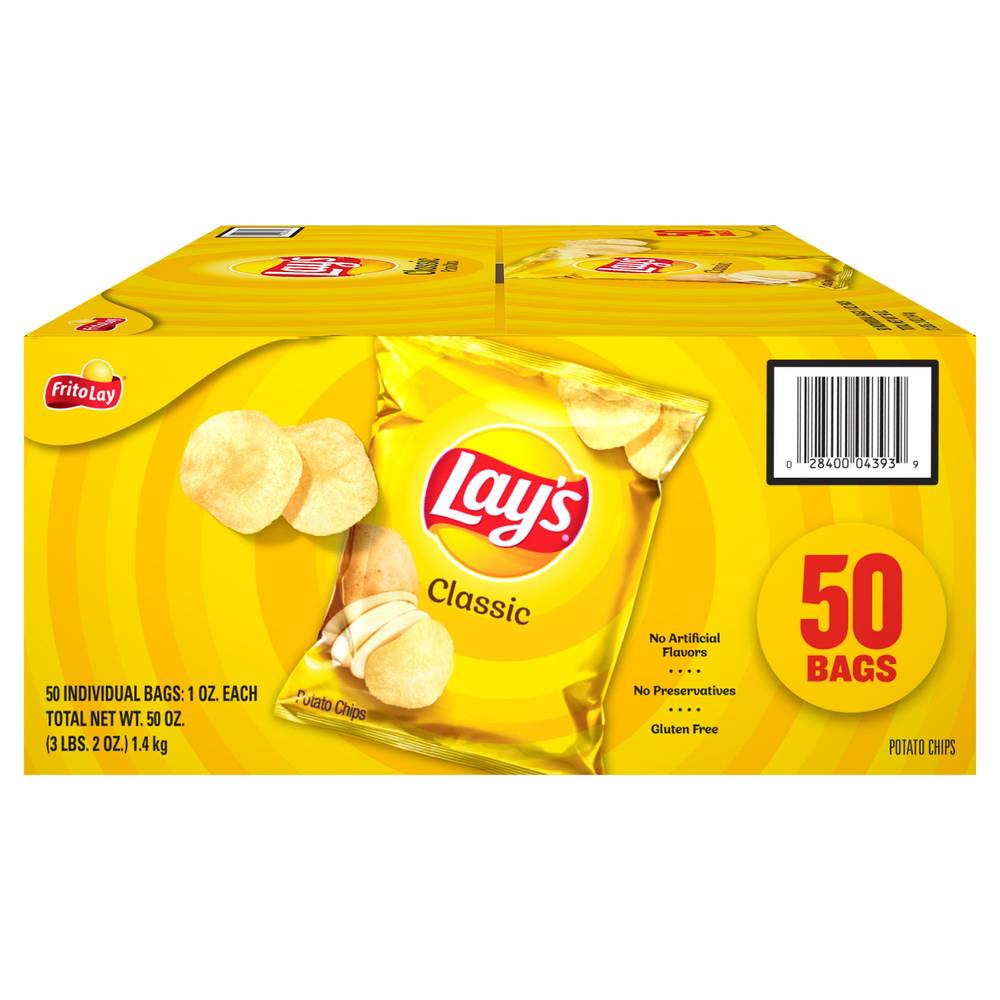 Frito-Lay Classic Potato Chips (1 oz, 50 ct)