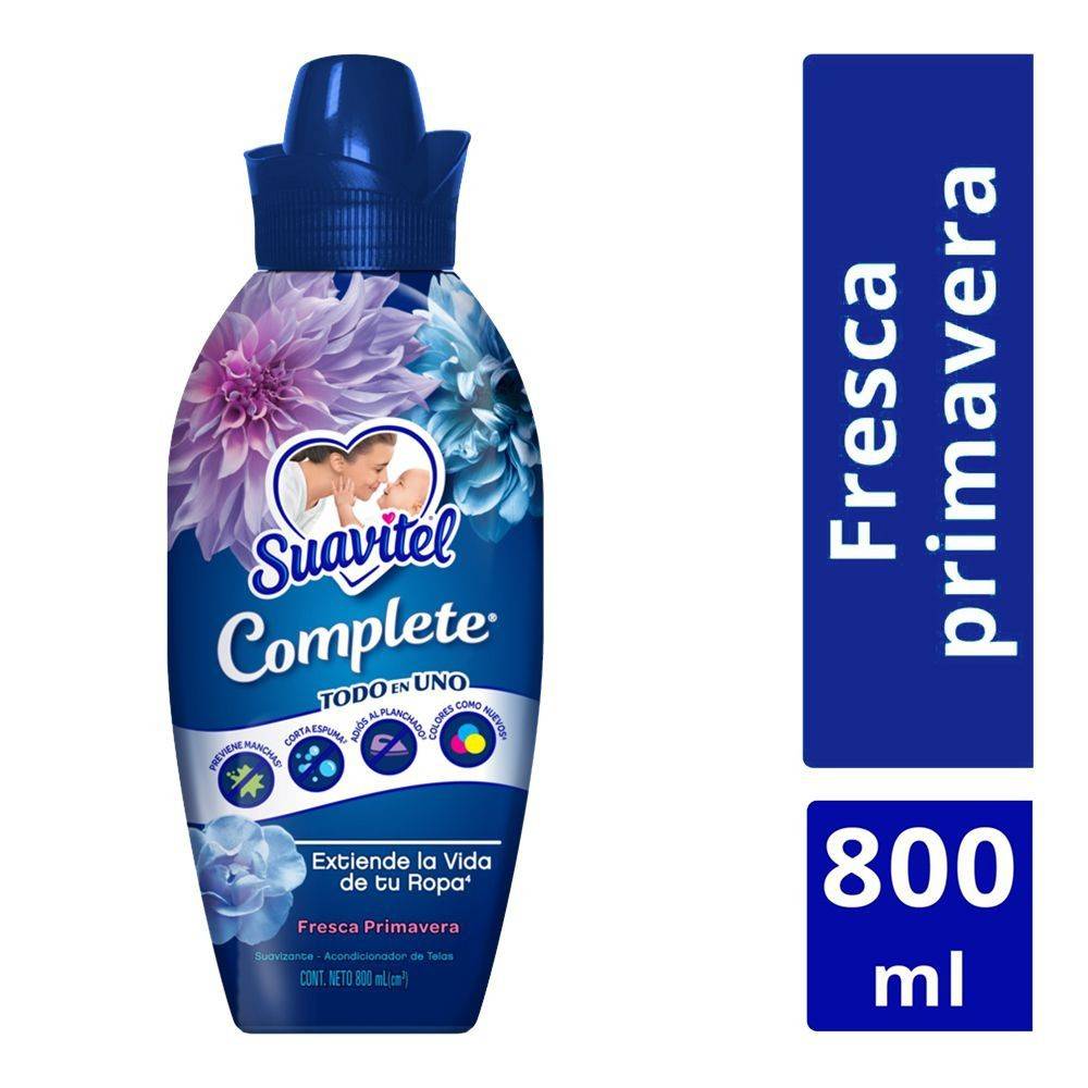 Suavitel · Complete suavizante acondicionador de telas todo en uno, fresca primavera (800 ml)