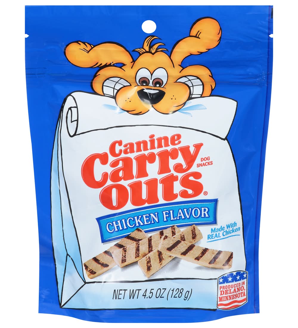 Canine Carry Outs Chicken Flavor Dog Snacks (4.3 oz)
