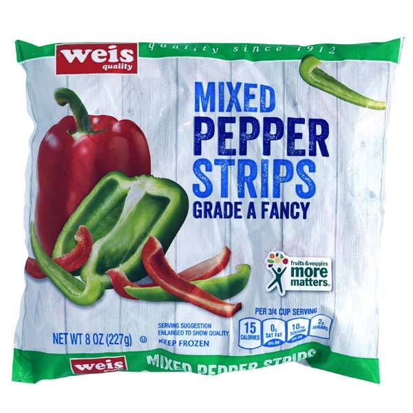 Weis Quality Pepper Strips Mixed (8 oz)