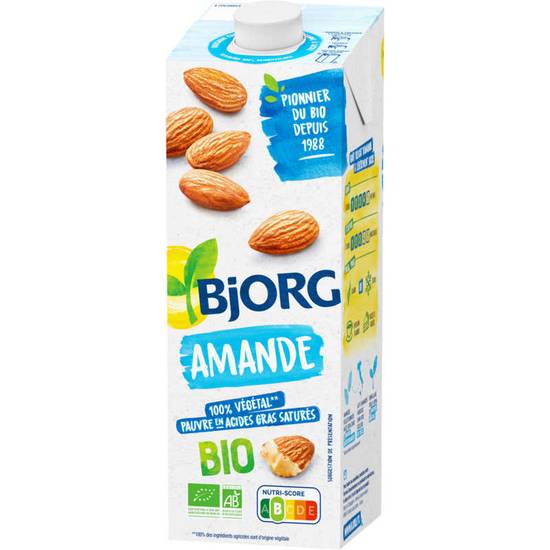 BJORG - Boisson à l'amande - Calcium - Biologique - 1l