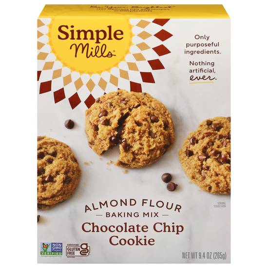 Simple Mills Almond Flour Chocolate Chip Cookie Baking Mix