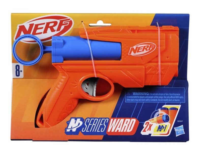 Nerf · N series lanzador de dardos ward (3 un)