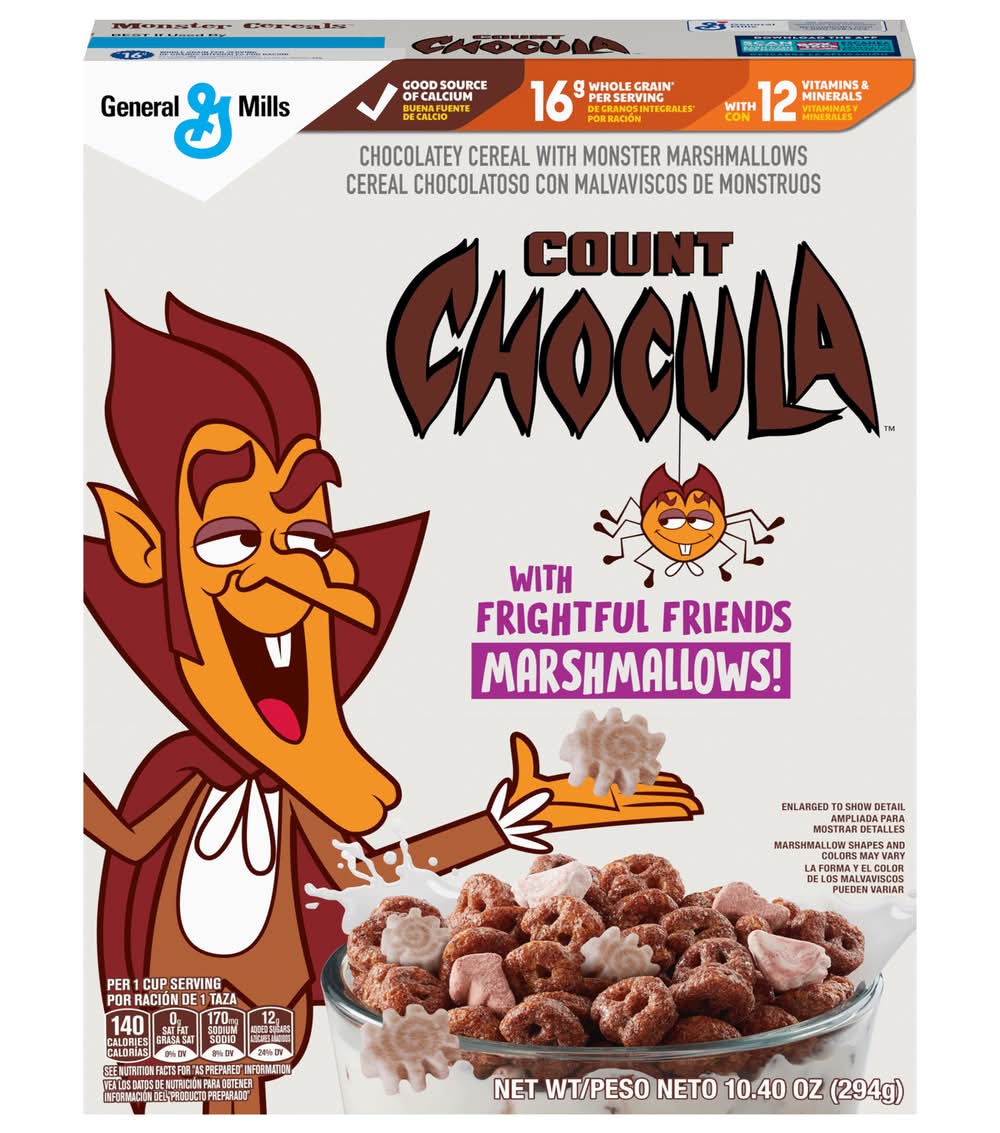 Count Chocula Chocolatey Cereal With Monster Marshmallows (10.4 oz)