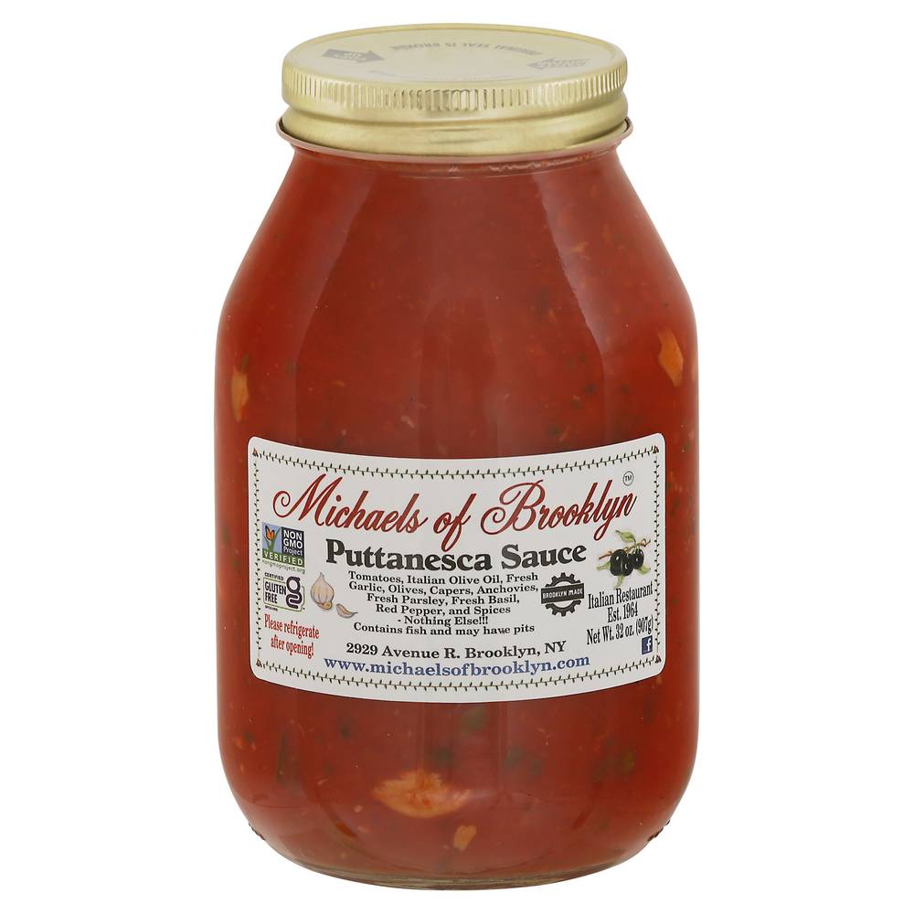 Michaels of Brooklyn Puttanesca Pasta Sauce (2 lbs)