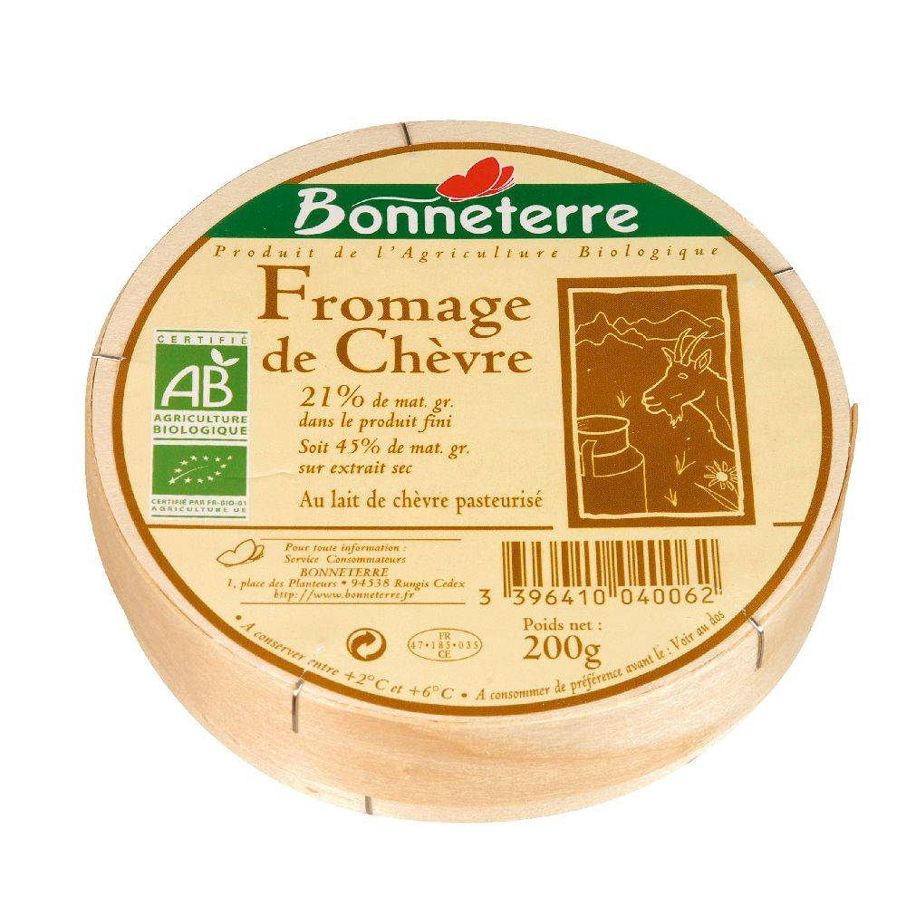 Fromage de chevre 200g - BONNETERRE - BIO